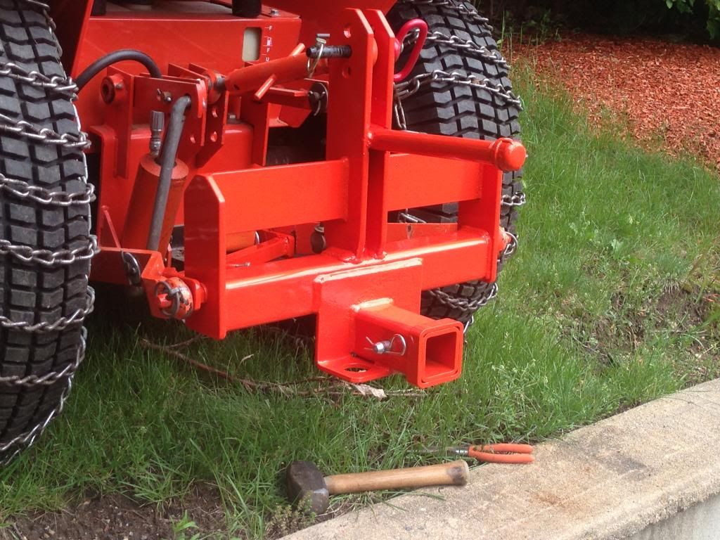 Hitch Receiver rust removal Question Case Colt Ingersoll Tractors